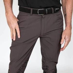 NEW ROMFH men's argento knee grip pants in umber